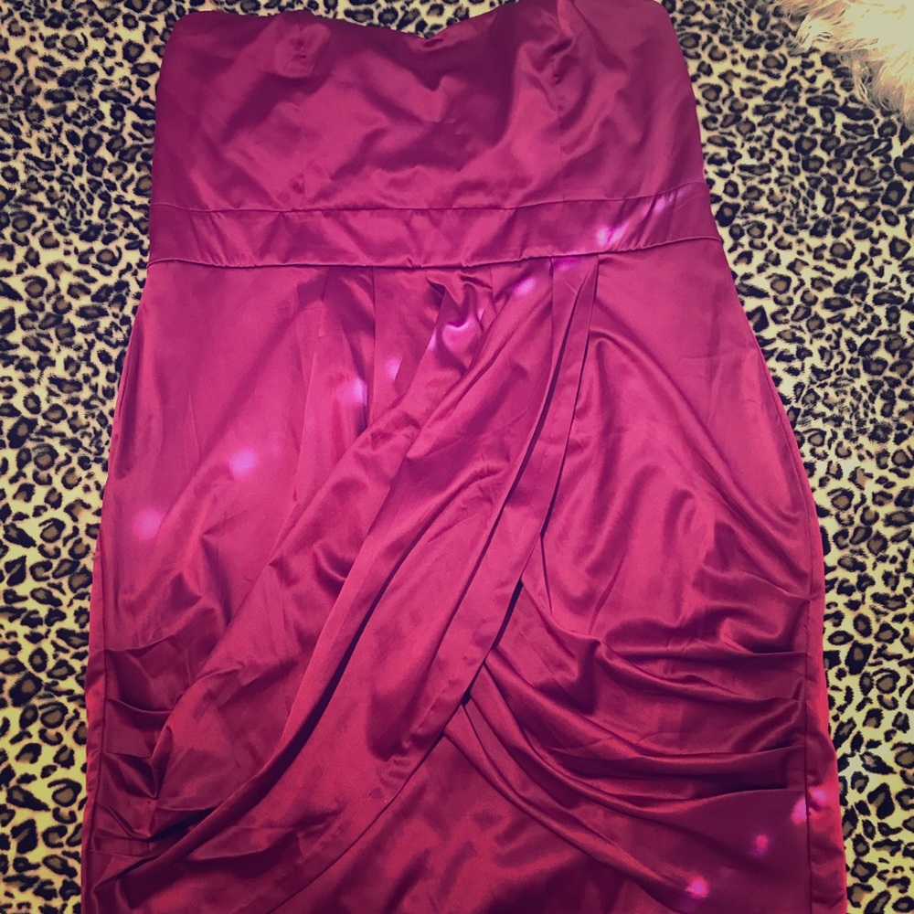 Strapless dress